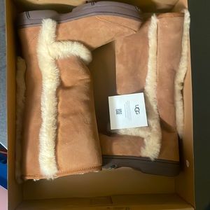 Womens UGG® Sunburst Tall Boot - Chestnut